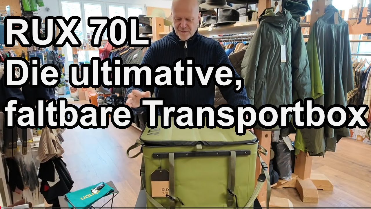 RUX 70L – Die ultimative, faltbare Transportbox