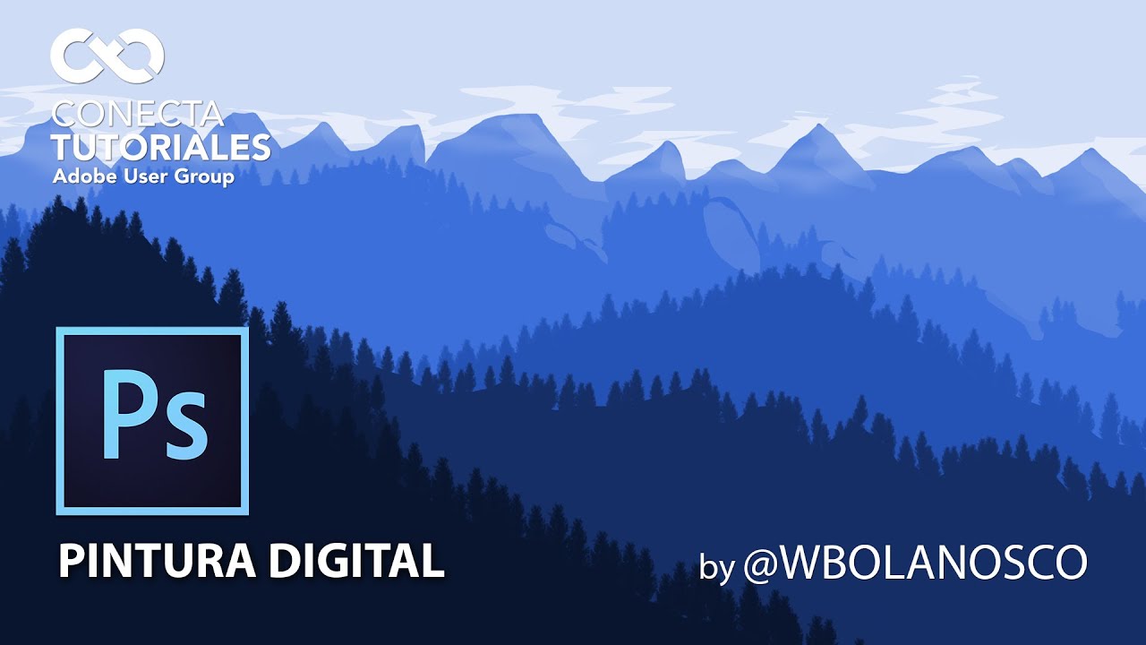 Tutorial Photoshop // Pintura Digital: Paisaje by @WbolanosCo