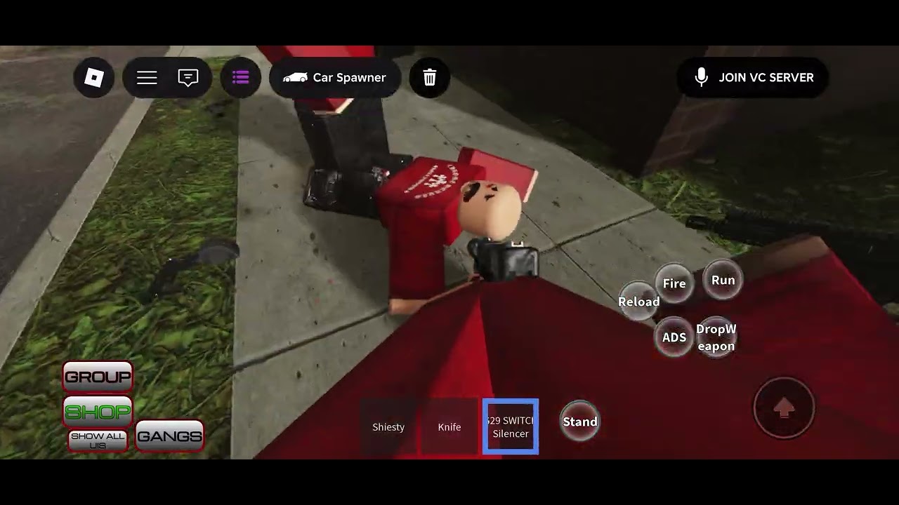 Catching a opp on Roblox