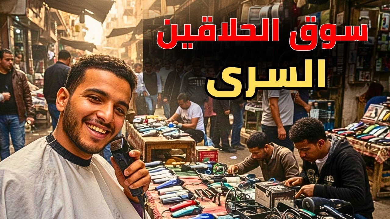 سر سوق الحلاقين يوم الاتنين في الحسين 😳💈 (بيع وتصليح الماكينات بأرخص سعر)