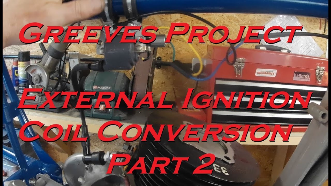 Greeves Scrambler Project Part 22 Completing Ignition and Fitting Kick Start - Will it spark!