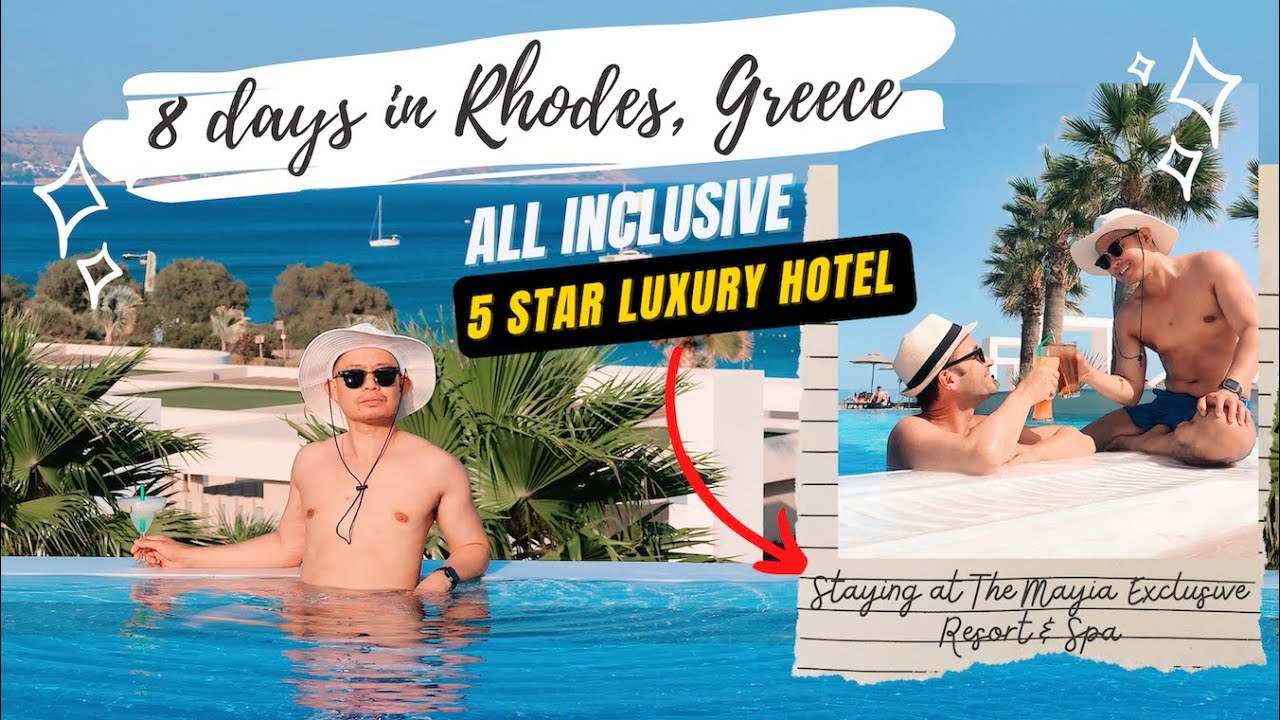 8 Days in Rhodes Greece | Staying at a 5 Star Luxury Hotel | The Mayia Exclusive Resort & Spa | Vlog