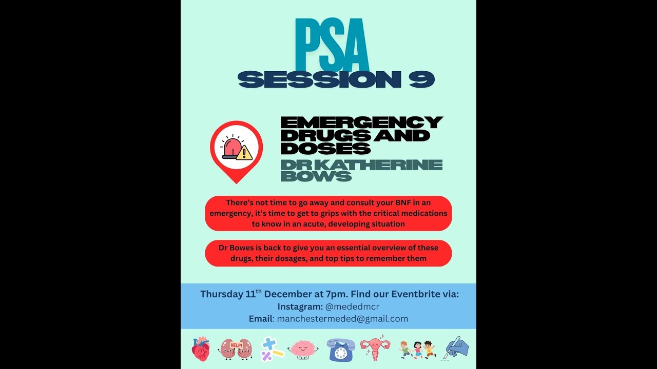 Manchester MedEd PSA Series - Emergency Medicine