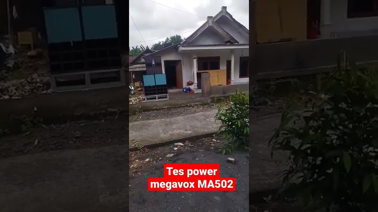 tes power megavox MA502 ...untuk mid dan high..