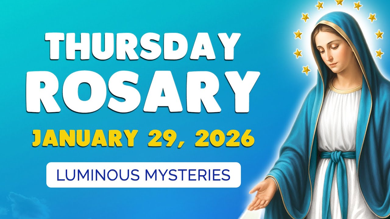 🙏 Thursday Holy Rosary 🙏 January 29, 2026 | LUMINOUS MYSTERIES of the ROSARY