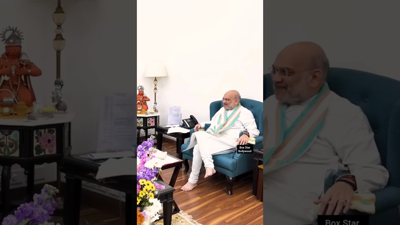 Rashmika Mandanna and Vijay Deverakonda meet Home Minister Amit Shah.#bollywood #bollywoodkhabar
