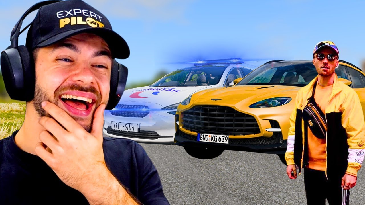 COURSE POURSUITE VS LA VOITURE DE SQUEEZIE sur BeamNG