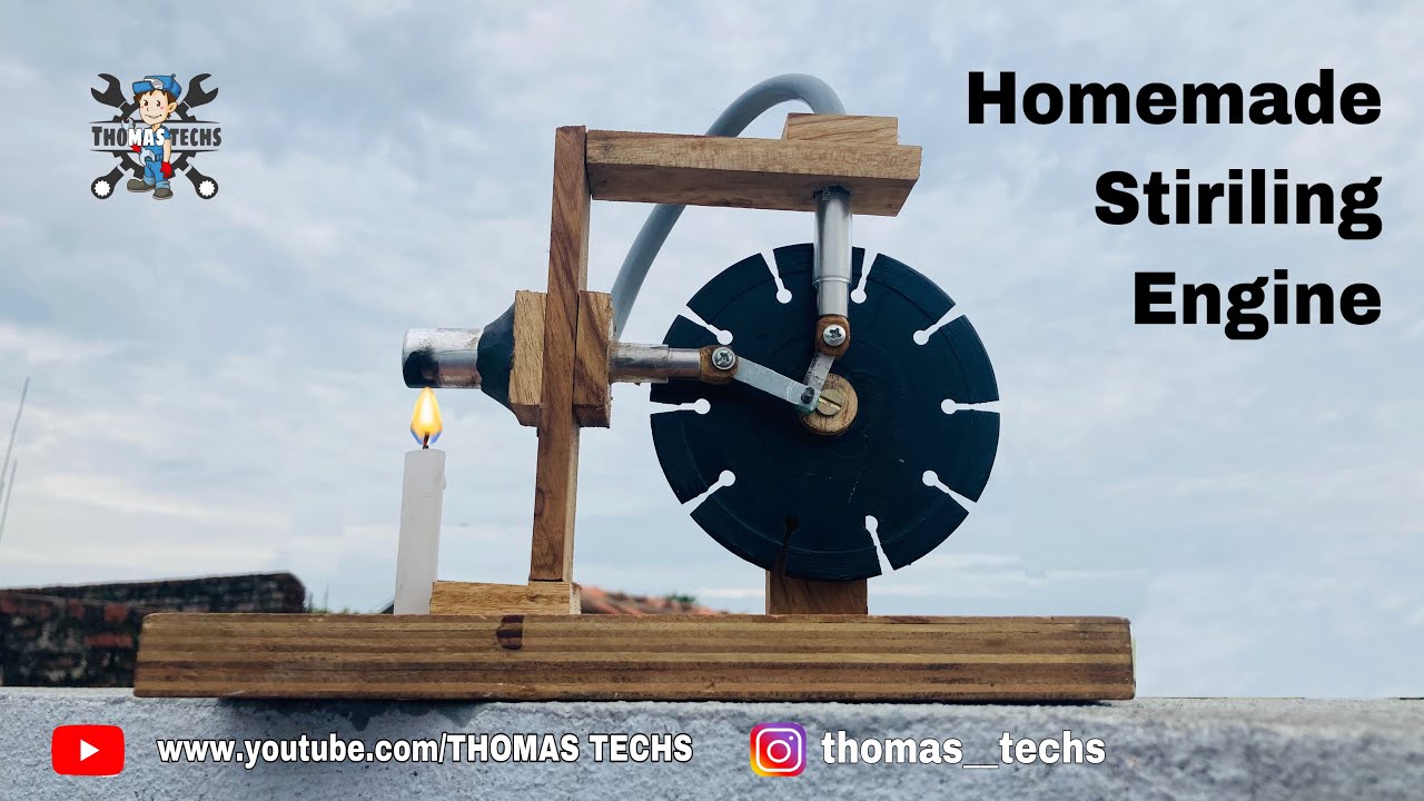 Homemade stirling engine