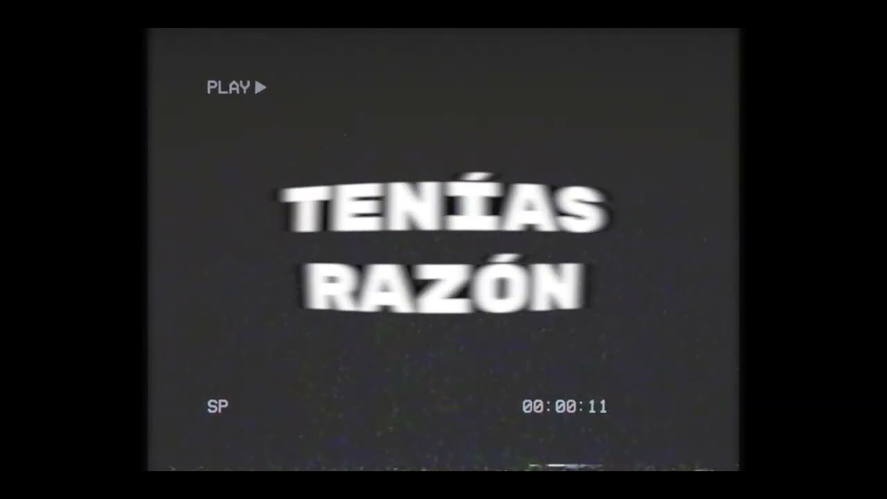 DXC x Macka Donoso - Ten&iacute;as raz&oacute;n [Lyric Video]