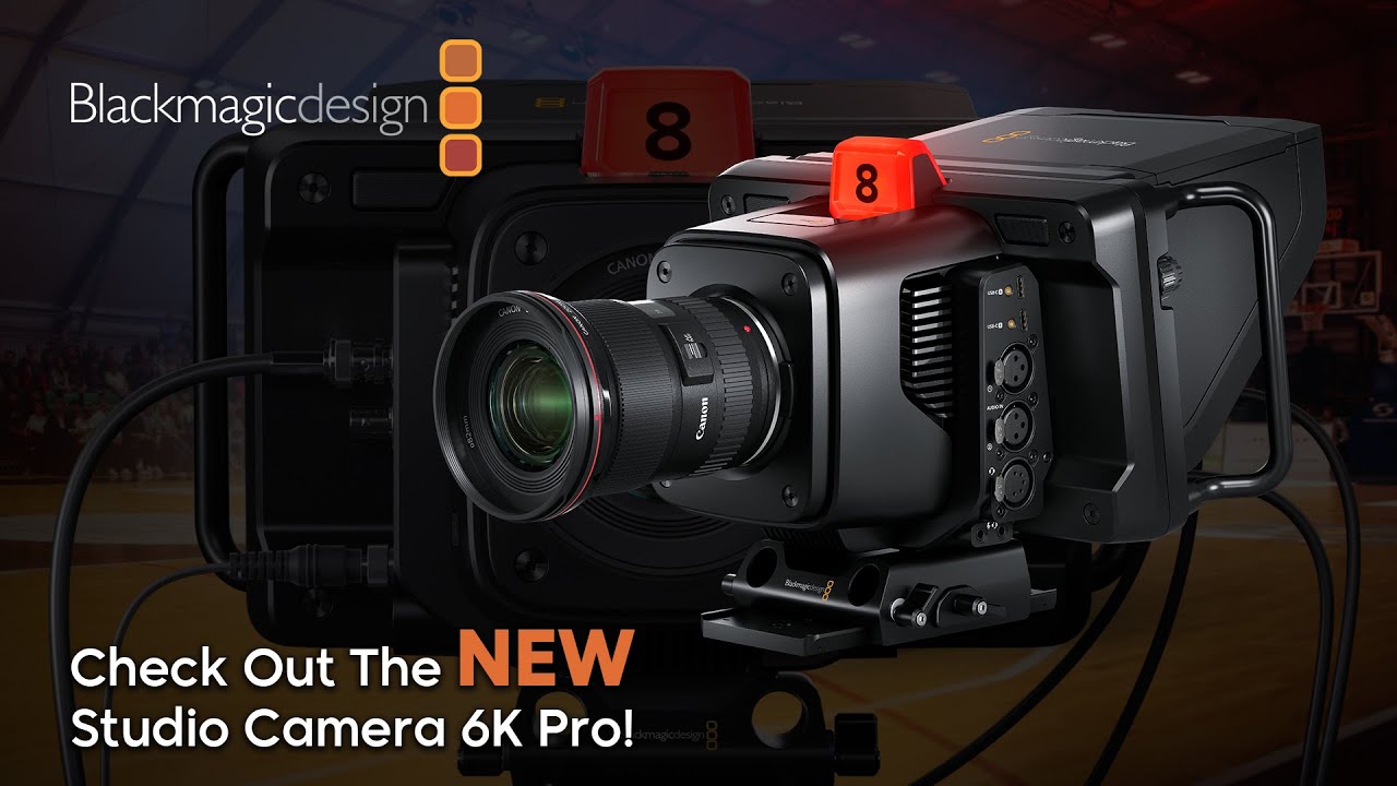 NEW From Blackmagic Design: The Studio Camera 6K Pro!