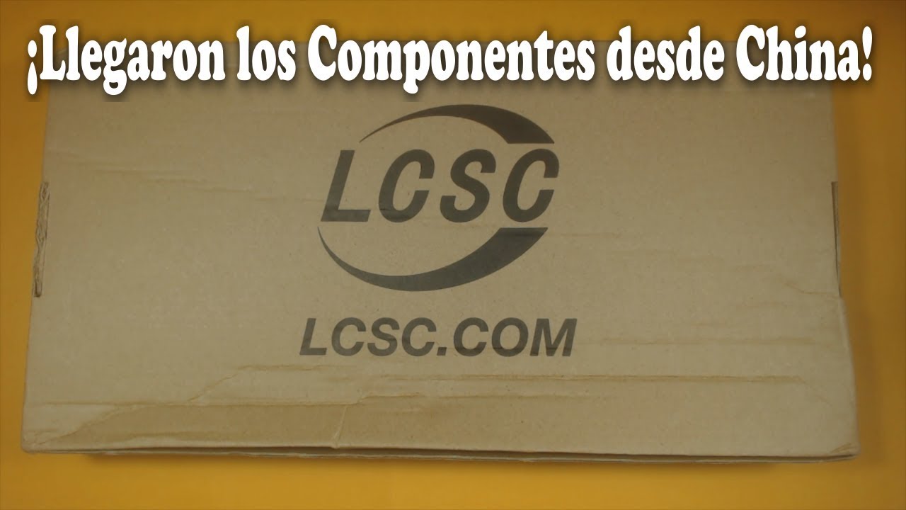Llegaron los Componentes desde China LCSC.com (CDS Parte 4)