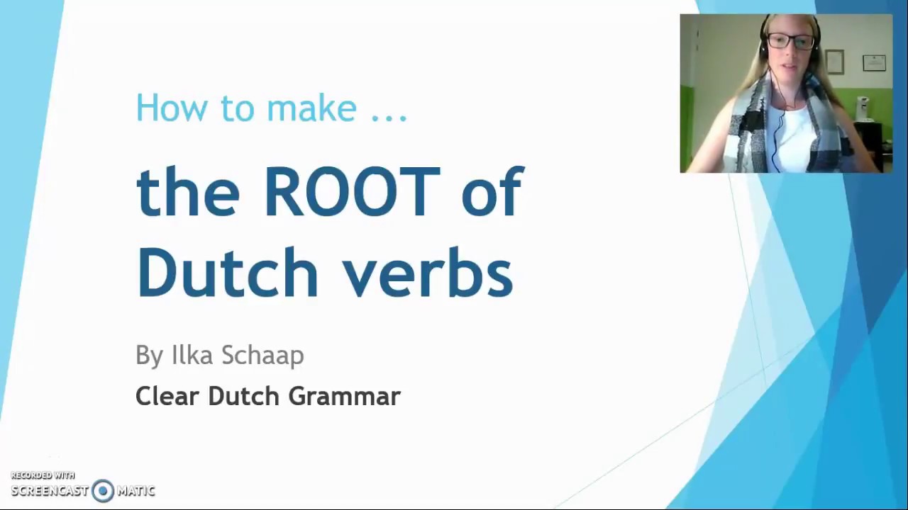 The root of Dutch verbs