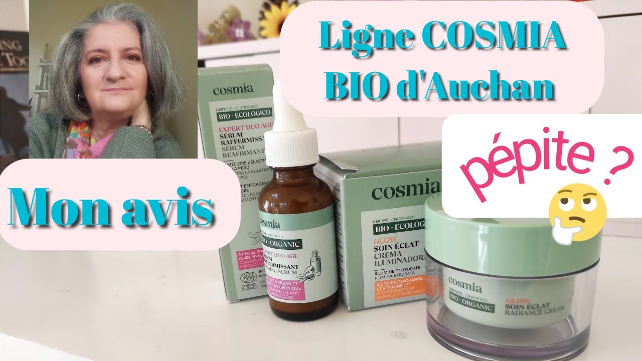 Mon avis sur la ligne COSMIA BIO d'Auchan. #skincare #skincareroutine #petitbudget