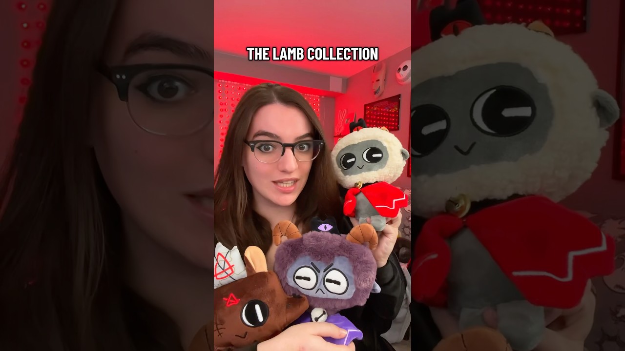 EVERYTHING in my Cult of the Lamb Collection 👑🐑👹 #cultofthelamb #plushies #cozygame