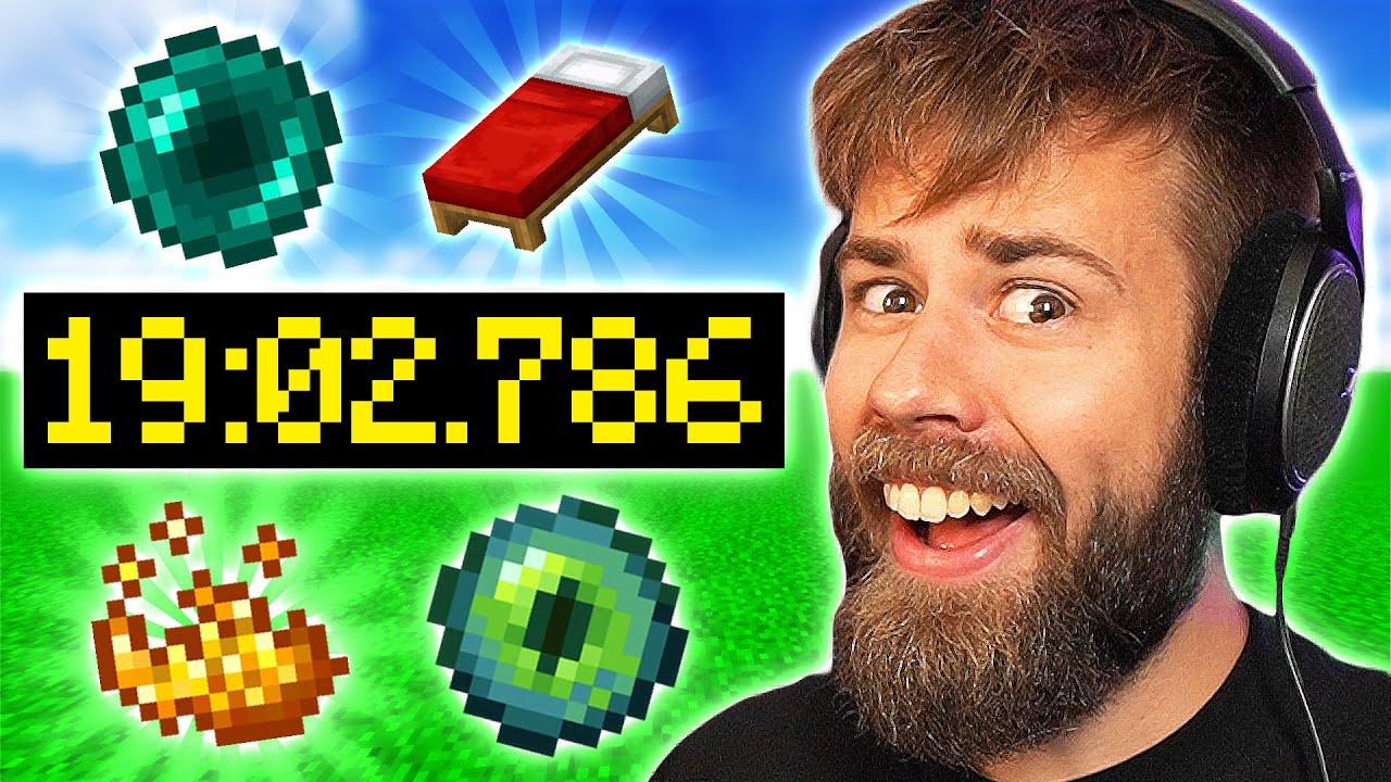 MATINBUMS NYA MINECRAFT SPEEDRUN PB (19:02)