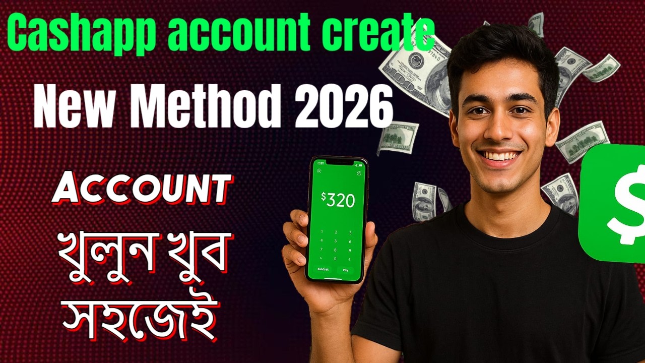 CashApp Account Create Bangla | How to Create & Verify CashApp from Bangladesh