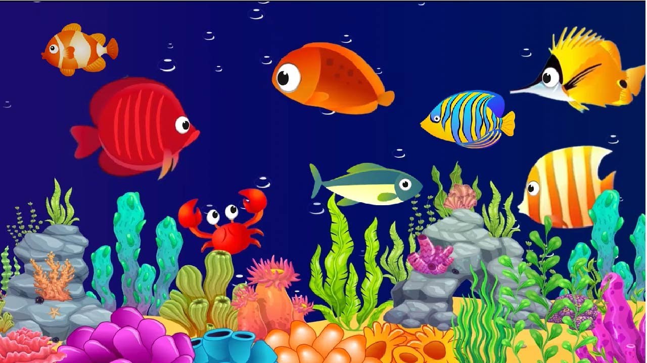 Bedtime Lullaby for Babies, Kids & Parents 😍 Animation🐟Fish lullaby🐟Calming Fishes #79 #babysleep