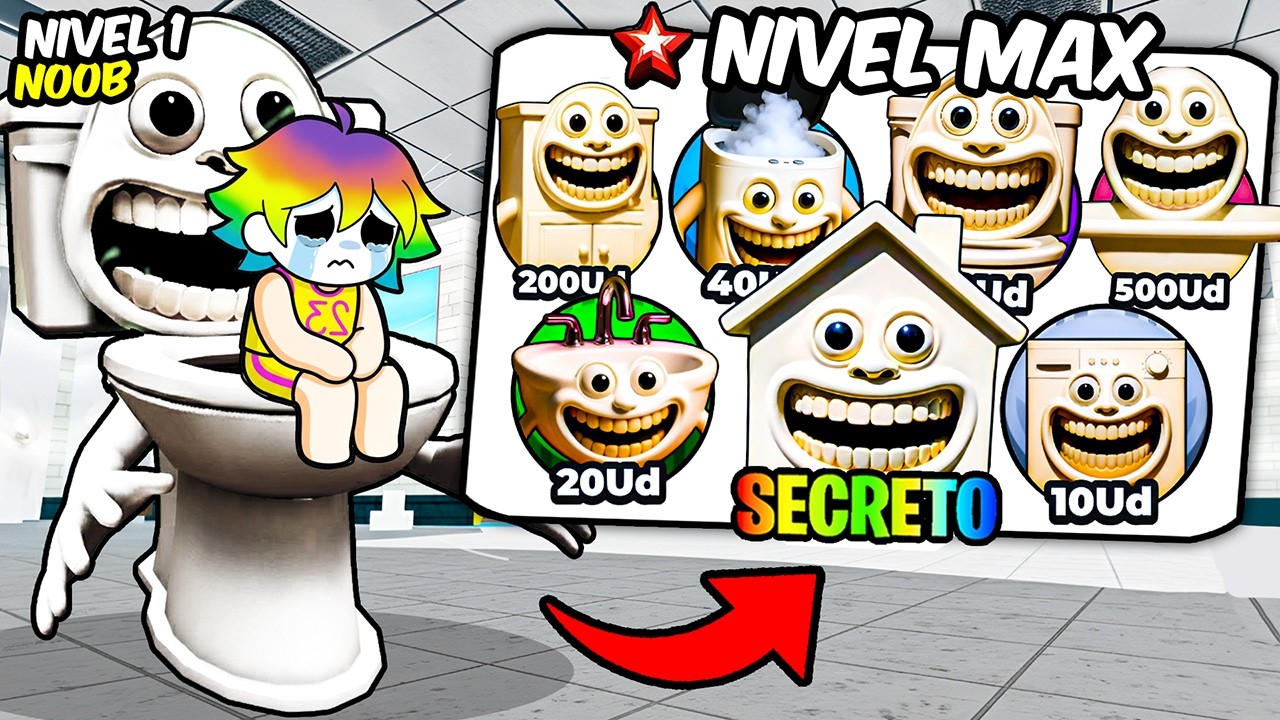 Consegu&iacute; EL NUEVO MUNDO BA&Ntilde;O IMPOSIBLE con LAS NUEVAS EVOLUCIONES en BRAINROT EVOLUTION en Roblox