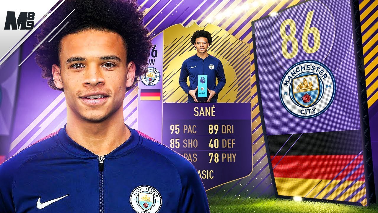FIFA 18 POTM SANE REVIEW | 86 POTM SANE PLAYER REVIEW | FIFA 18 ULTIMATE TEAM