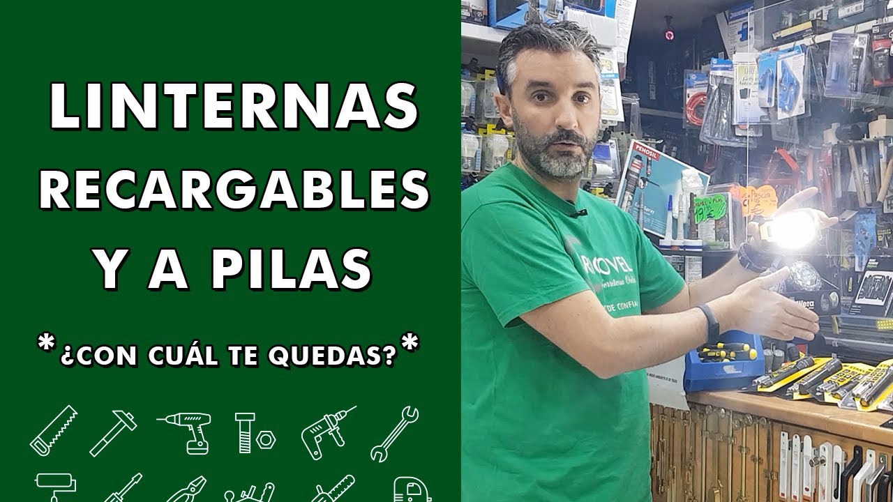 Linternas RECARGABLES y a PILAS. ¿Con cuál te quedas?