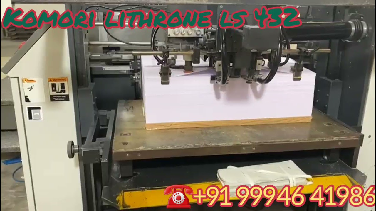 Komori Lithrone Ls 432 Four Offset Printing Machine For Sale