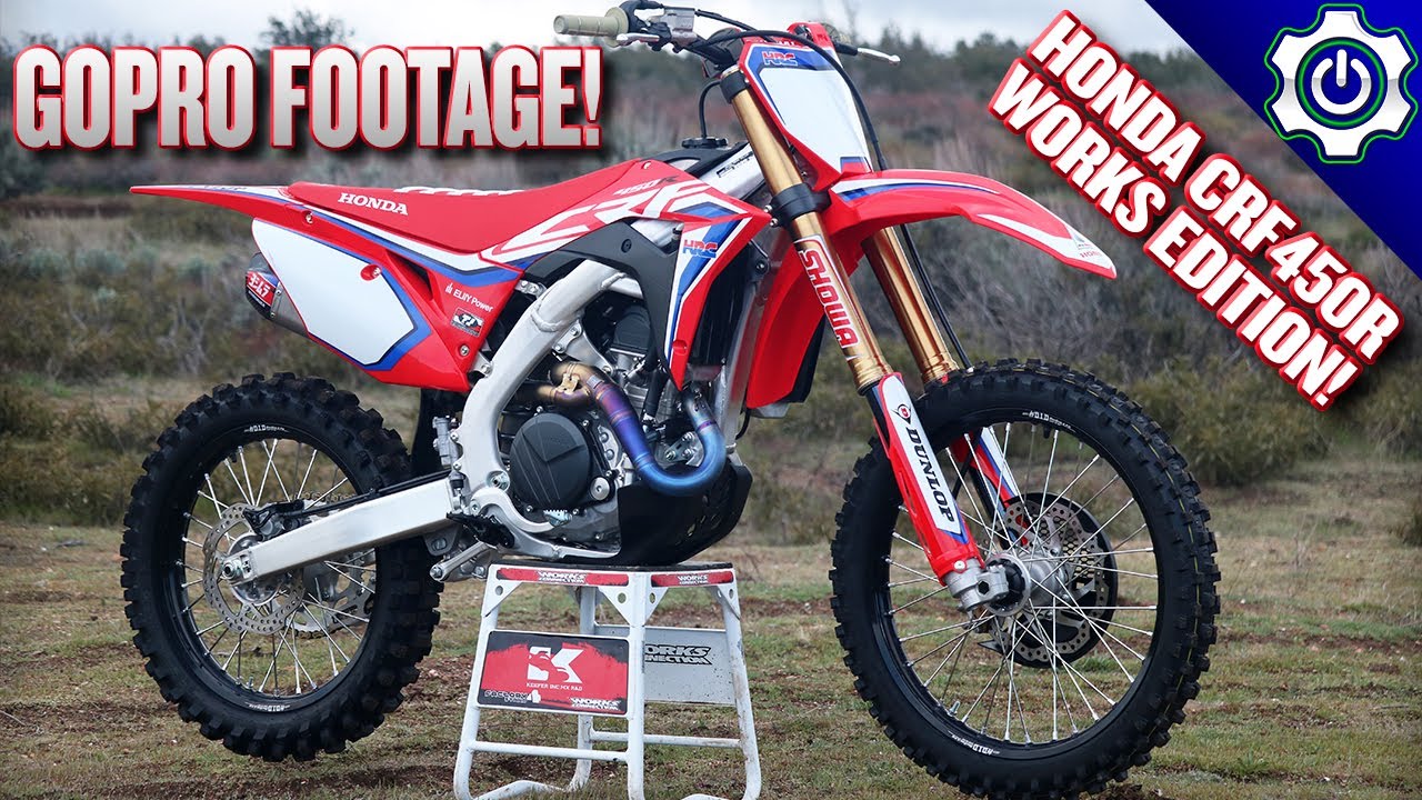 Riding the new 2020 CRF450R Works Edition!