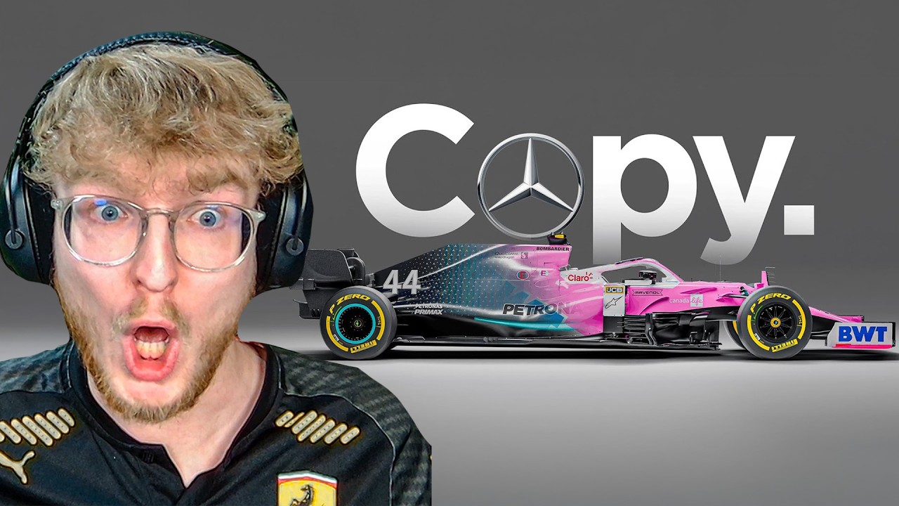Как команда Формулы-1 скопировала машину Mercedes! ✨ Реакция CutterLukas