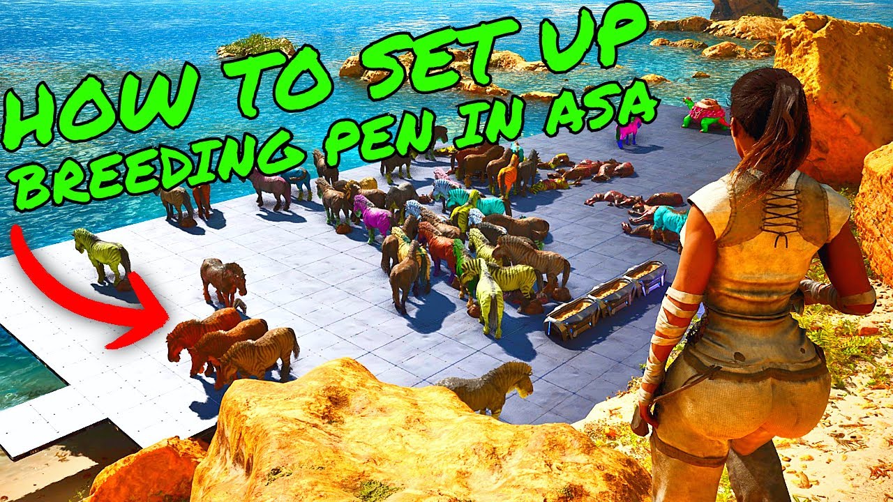 Руководство по разведению в загоне для выживания в Ark: Ascended! РУКОВОДСТВО ПО МУТАЦИЯМ/РАЗВЕДЕ...