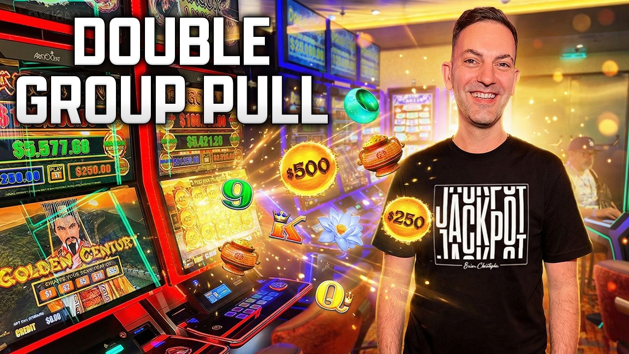 Double Header MASSIVE WINNING Group Slot Pull! (Now it's THEIR turn!)
