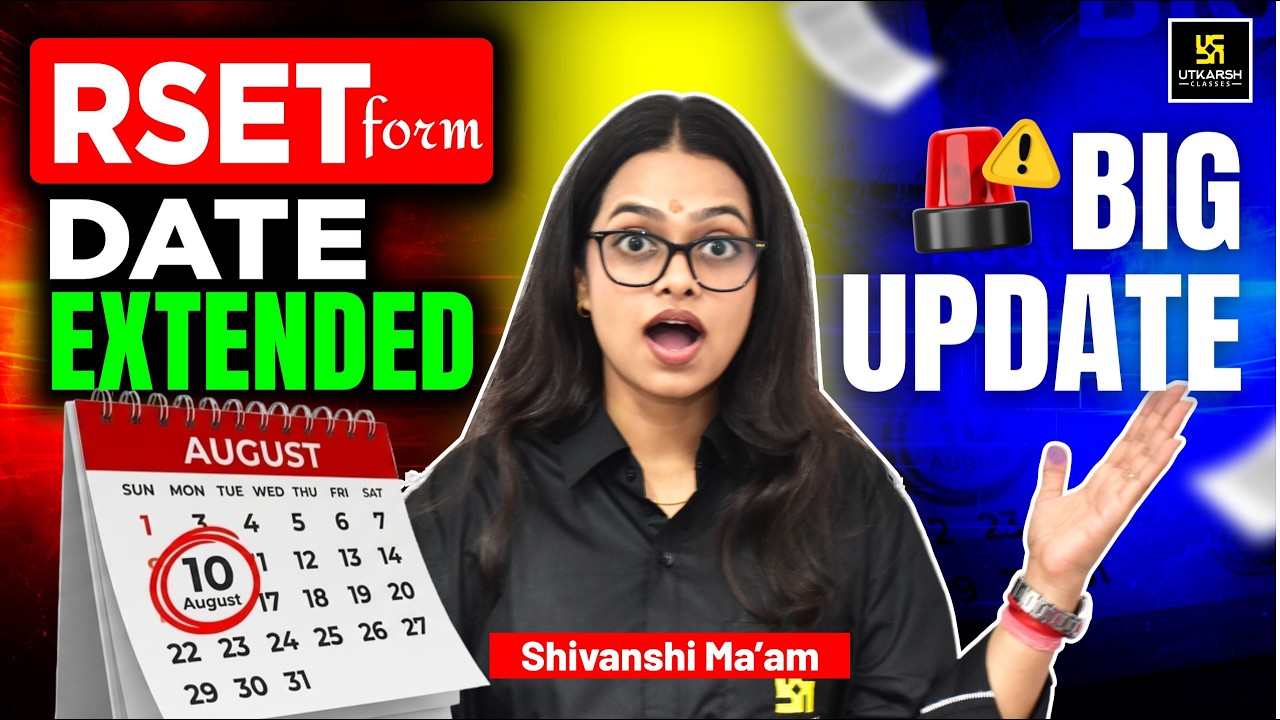 BIG UPDATE: Rajasthan SET 2026 Form Date Extended | Last Date Extended Till 10 August | RSET 2026