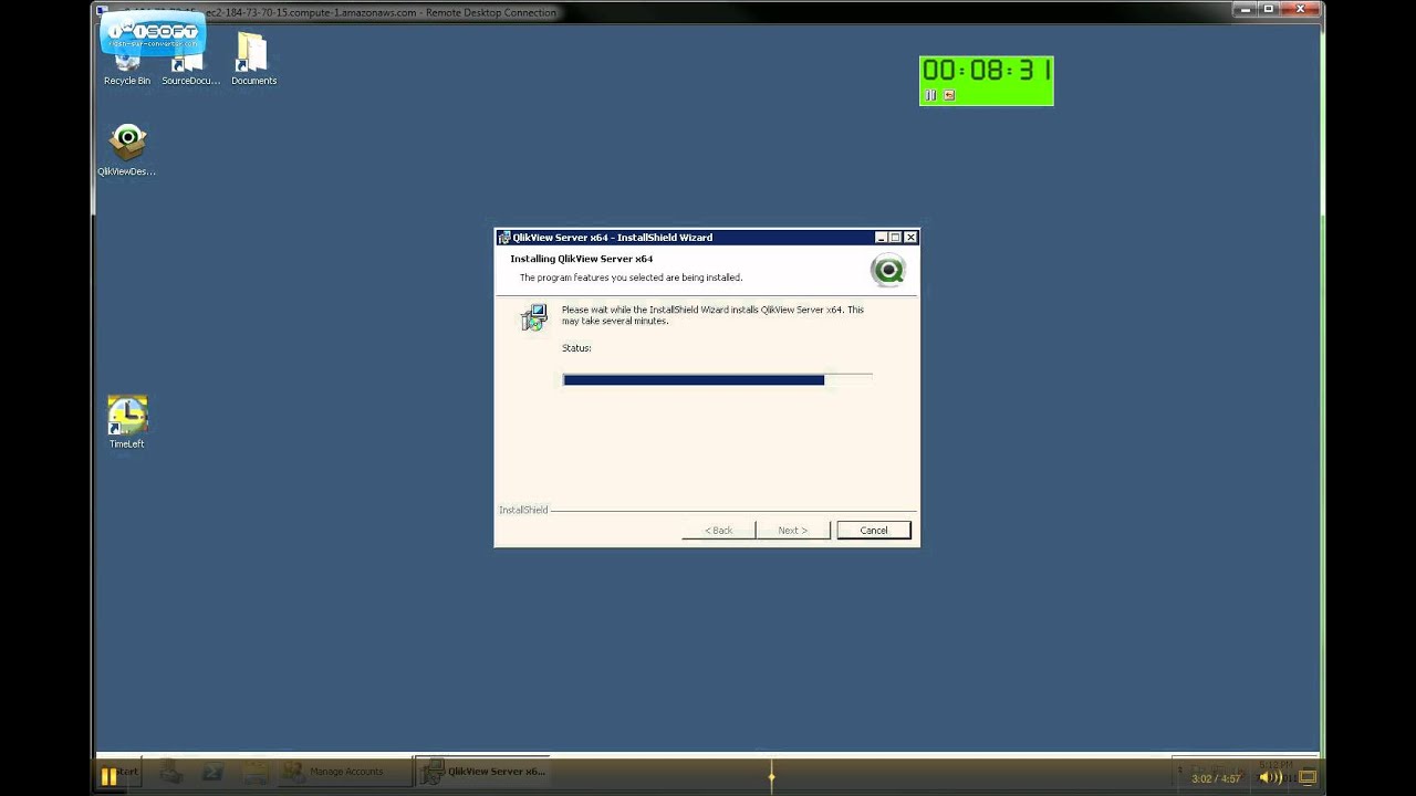 QlikView Server Basic Install