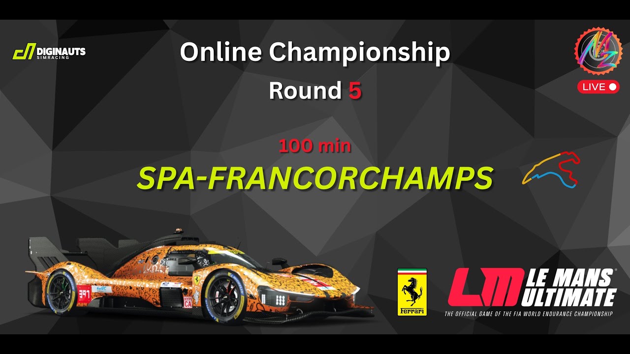 Split 2 /3 - Online Championship - Round 5 - 100 min Spa-Francorchamps