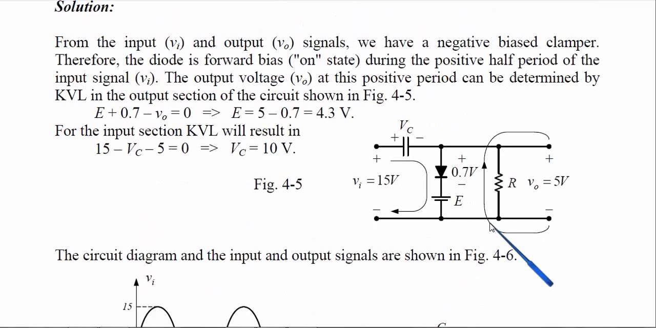 ألحلقة 8  / دوائر ألكترونية / محاضرة ثالثة ( دائرة كلامبر ) Clamping Circuit