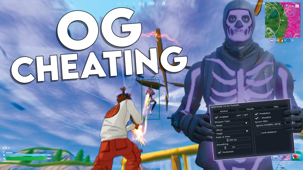 CHEATING 🎯 w/ ngrhook (og fortnite)