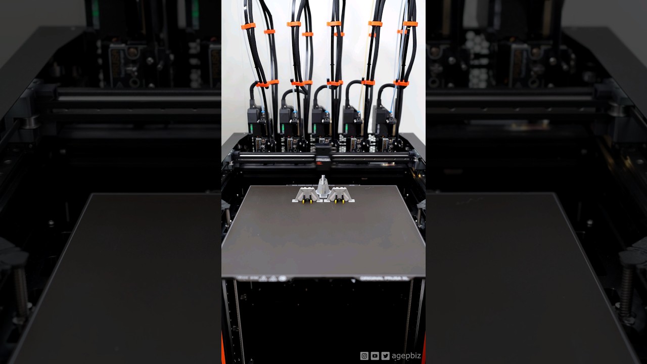 Watching the Tool Changer Change Tools is Mesmerazing - Prusa XL #3dprinting #toolchanger