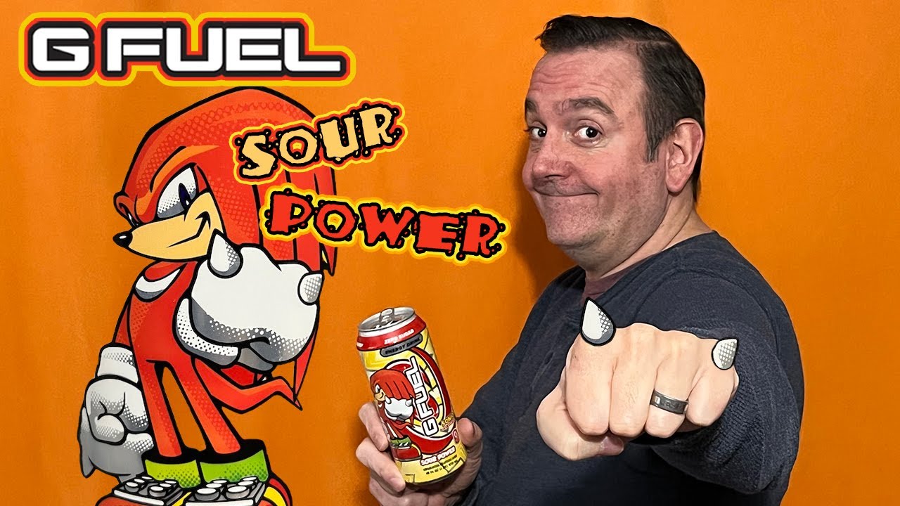 GFuel Sour Power Energy Drink Can Review; GNC Exclusive GFuel Energy Drink, the Sour Power Can