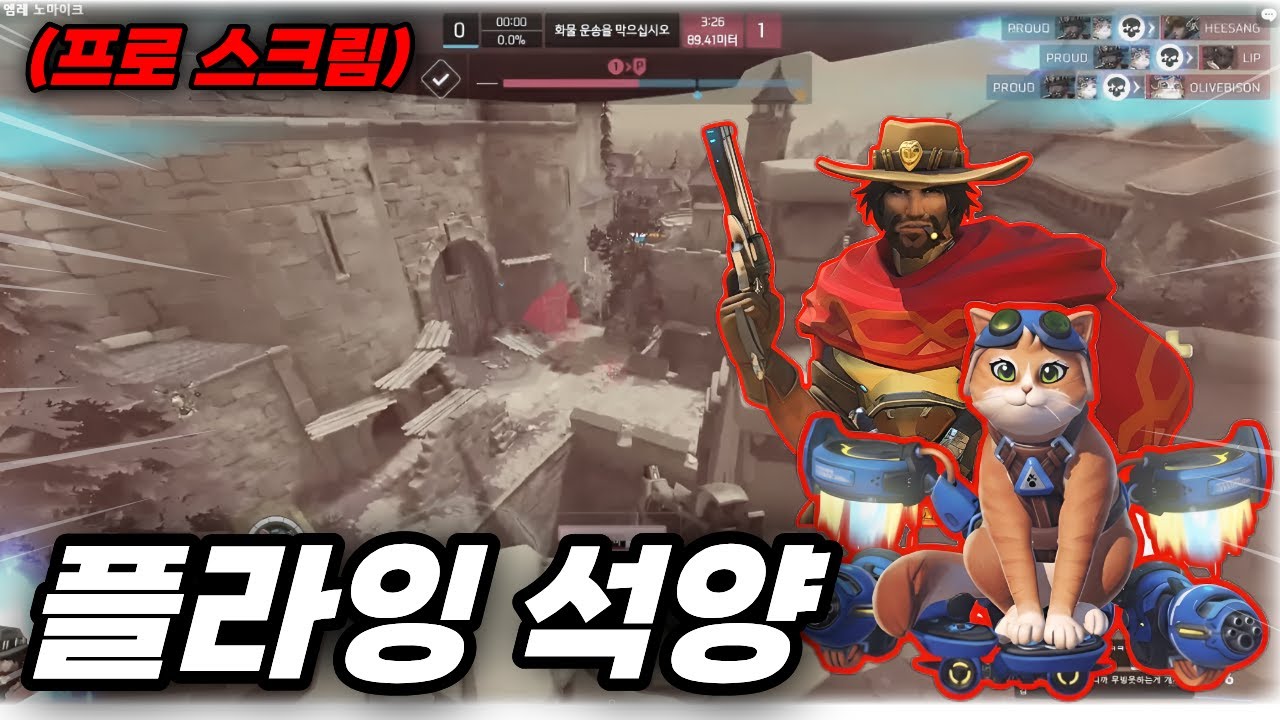 오버워치 프로 선수들의 신캐 플레이