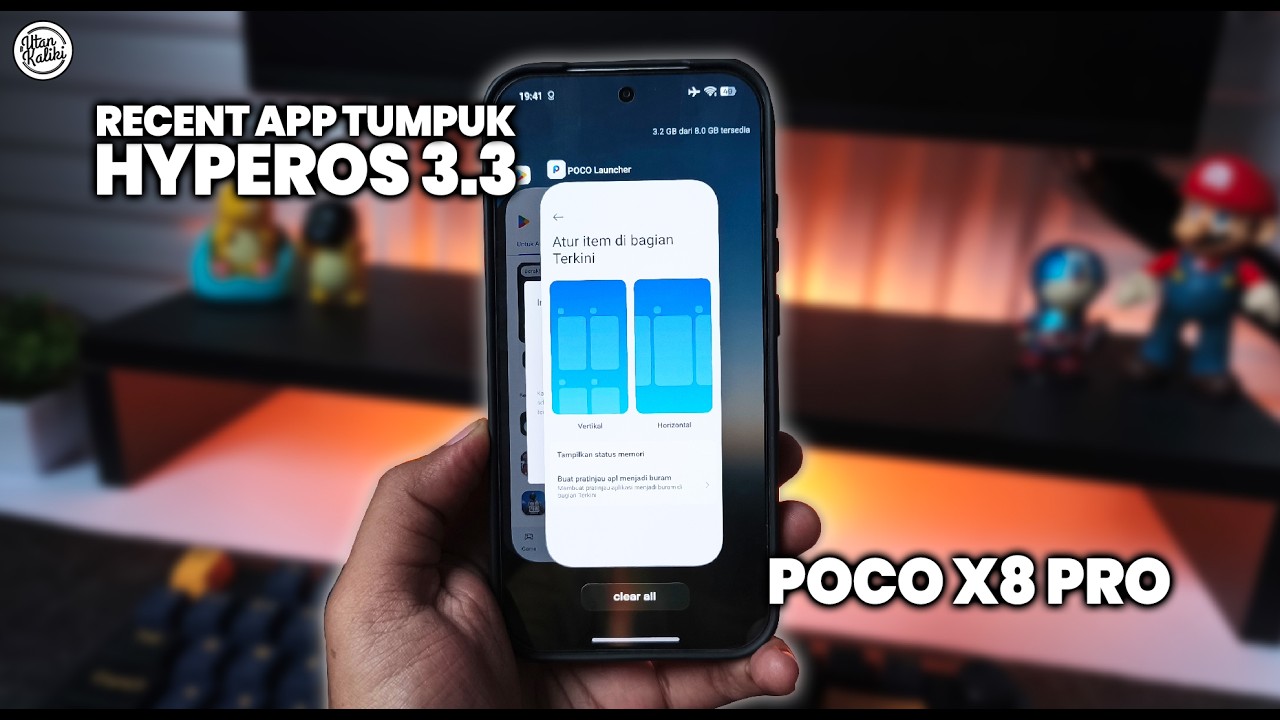 TERBARU! Recent App Tumpuk HyperOS 3.3 POCO X8 Pro - SMOOTH & GA PERLU ROOT