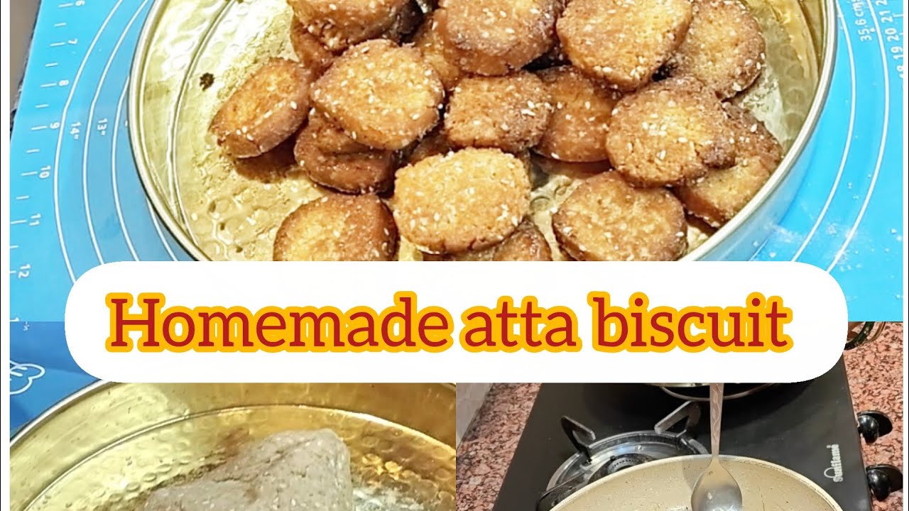 Homemade atta biscuit #reenarecipes 