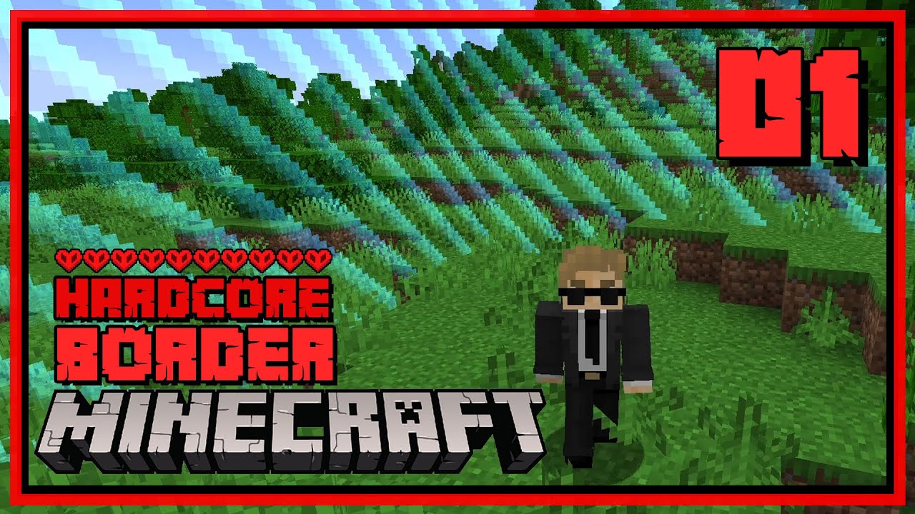 Minecraft Hardcore Border #1 - gramy na jednym chunku! | Minecraft 1.20