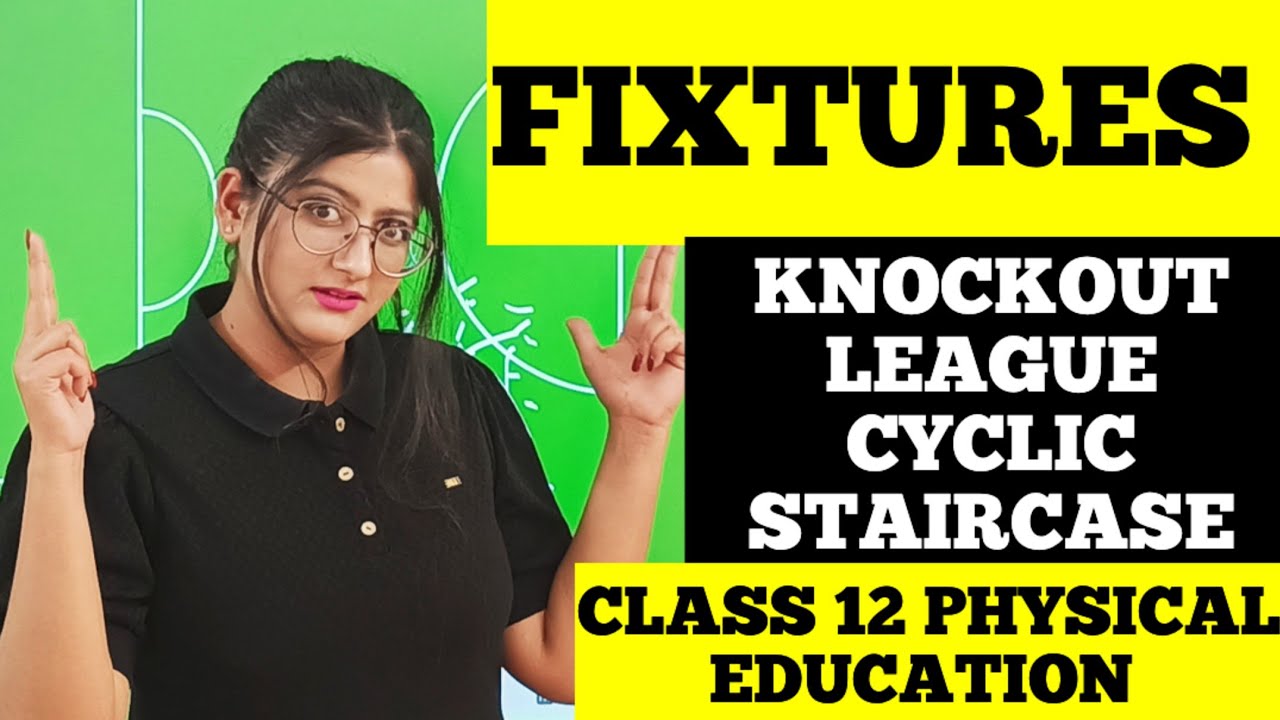 Fixtures Class 12 Physical Education | Knockout/League/Cyclic/Staitcase/Tabular Fixtures
