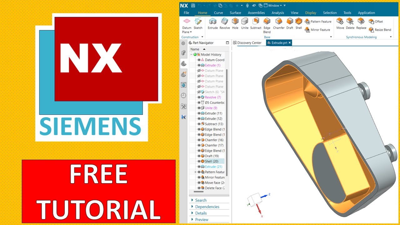 How to measure a feature in Siemens NX software tool | Free tutorial