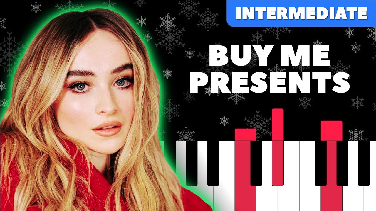 Buy Me Presents - Sabrina Carpenter | PIANO Tutorial and SHEET MUSIC