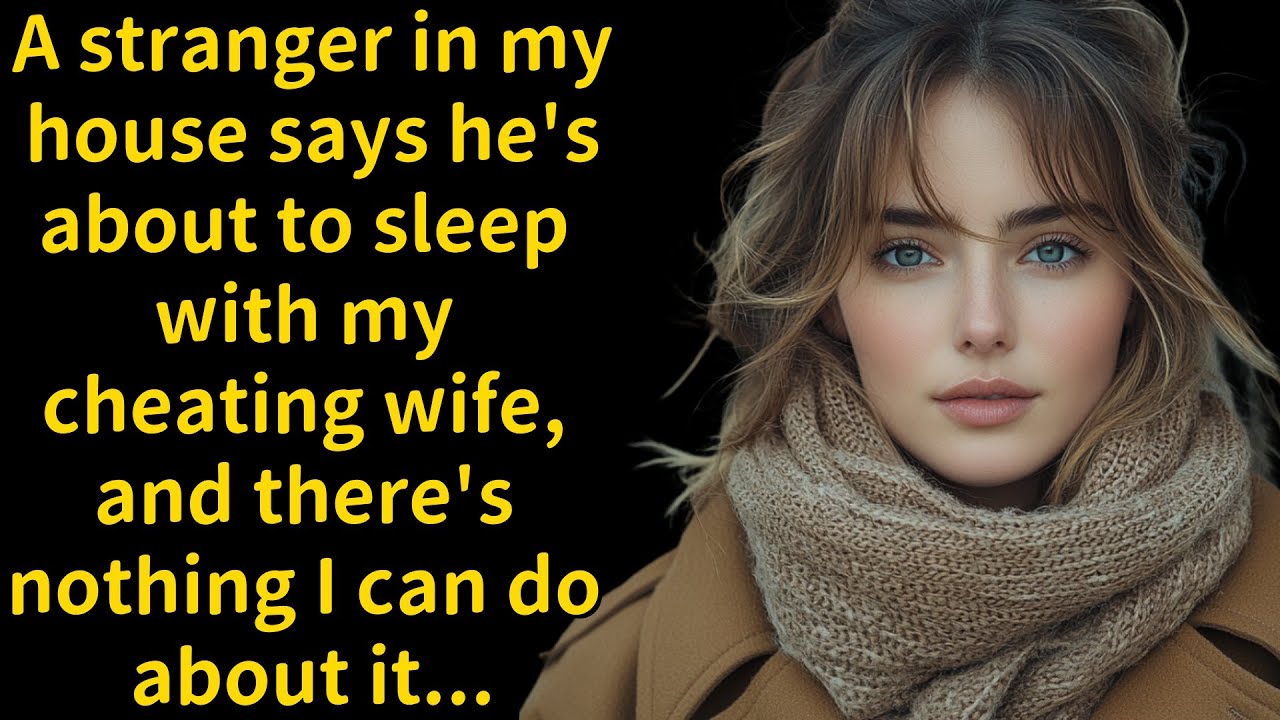 A stranger in my house says he's about to sleep with my cheating wife, and there's nothing I can do