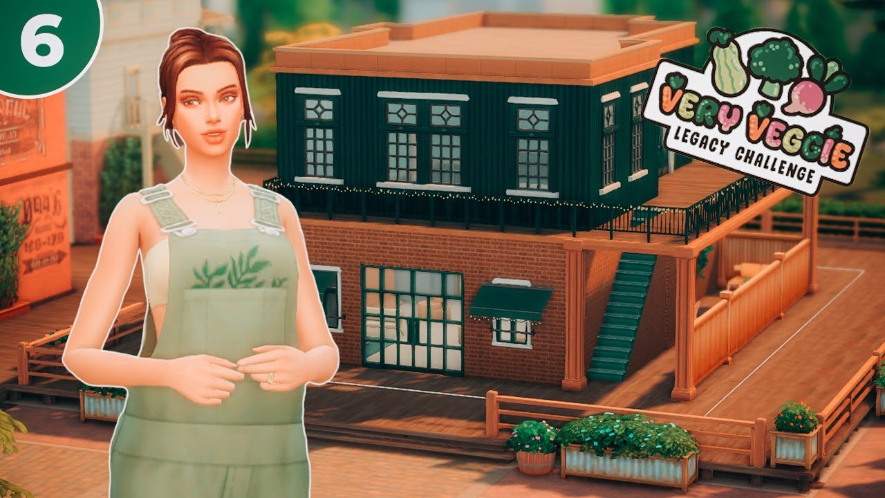 СТРОИМ ДОМ ДЛЯ БРУК 🥦 | Very Veggie Legacy #6 | The Sims 4