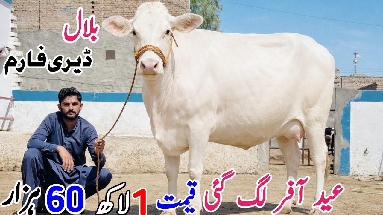 🔥 Imported American Heifer Sold for 160,000 PKR | Bilal Dairy Farm | Amazing Cow Deal 🐄