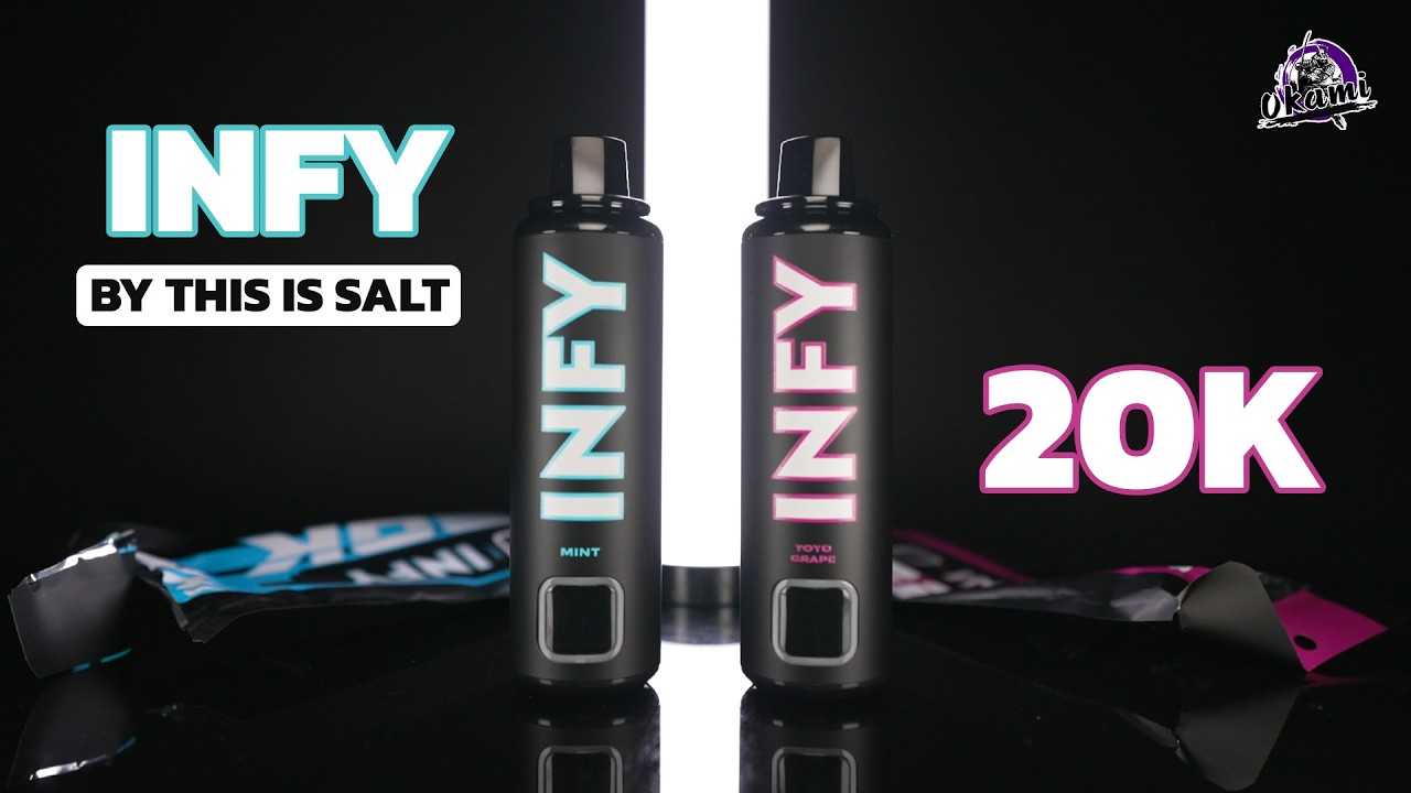 INFY 20K ใช้แล้วทิ้งกระป๋องรุ่นใหม่ จุใจ มีจอ!