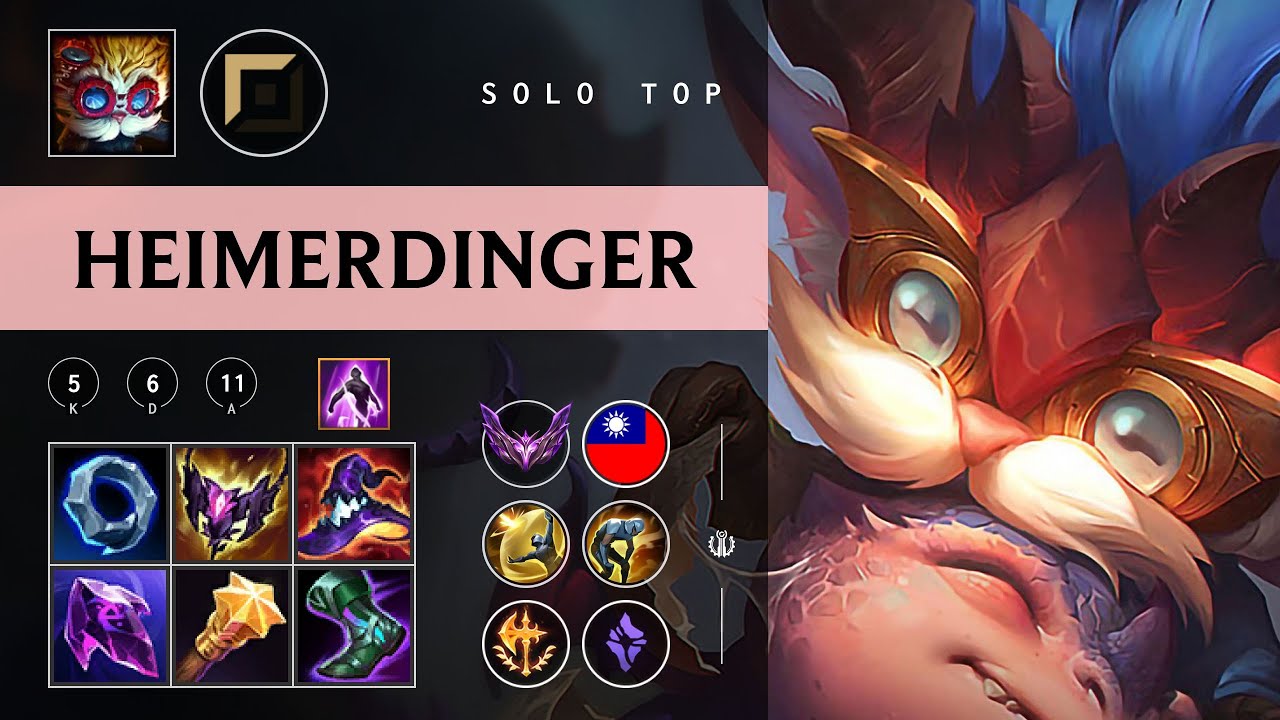 Heimerdinger Top vs Tryndamere - TW Master Patch 26.02