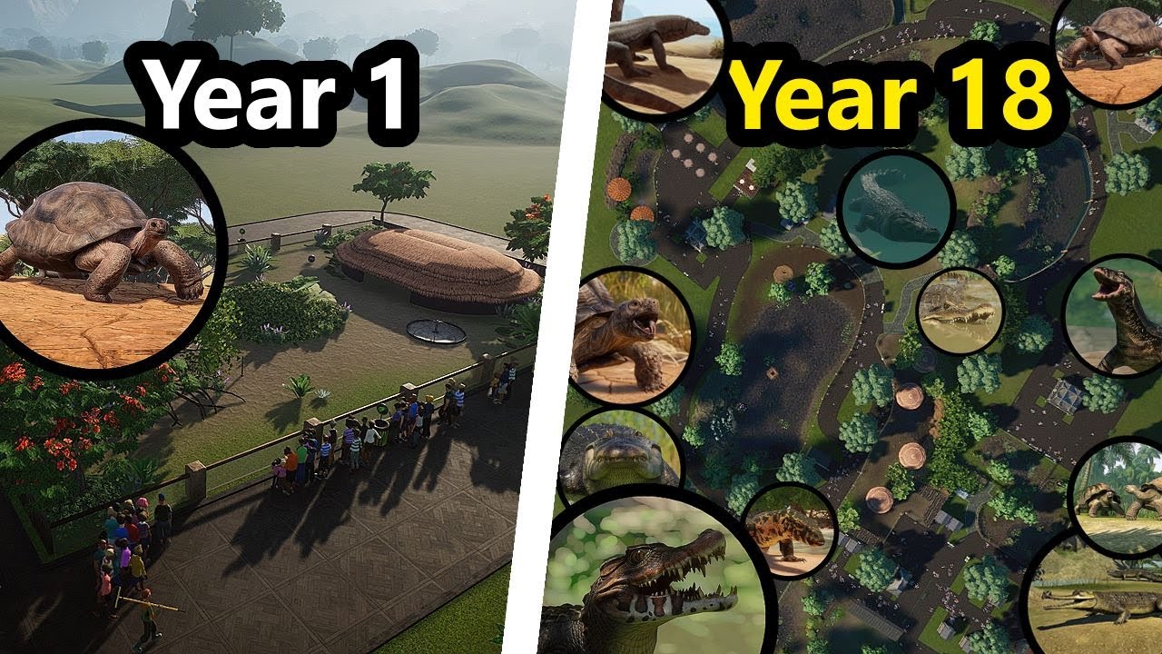 Я создал зоопарк ТОЛЬКО для рептилий в Planet Zoo | Planet Zoo