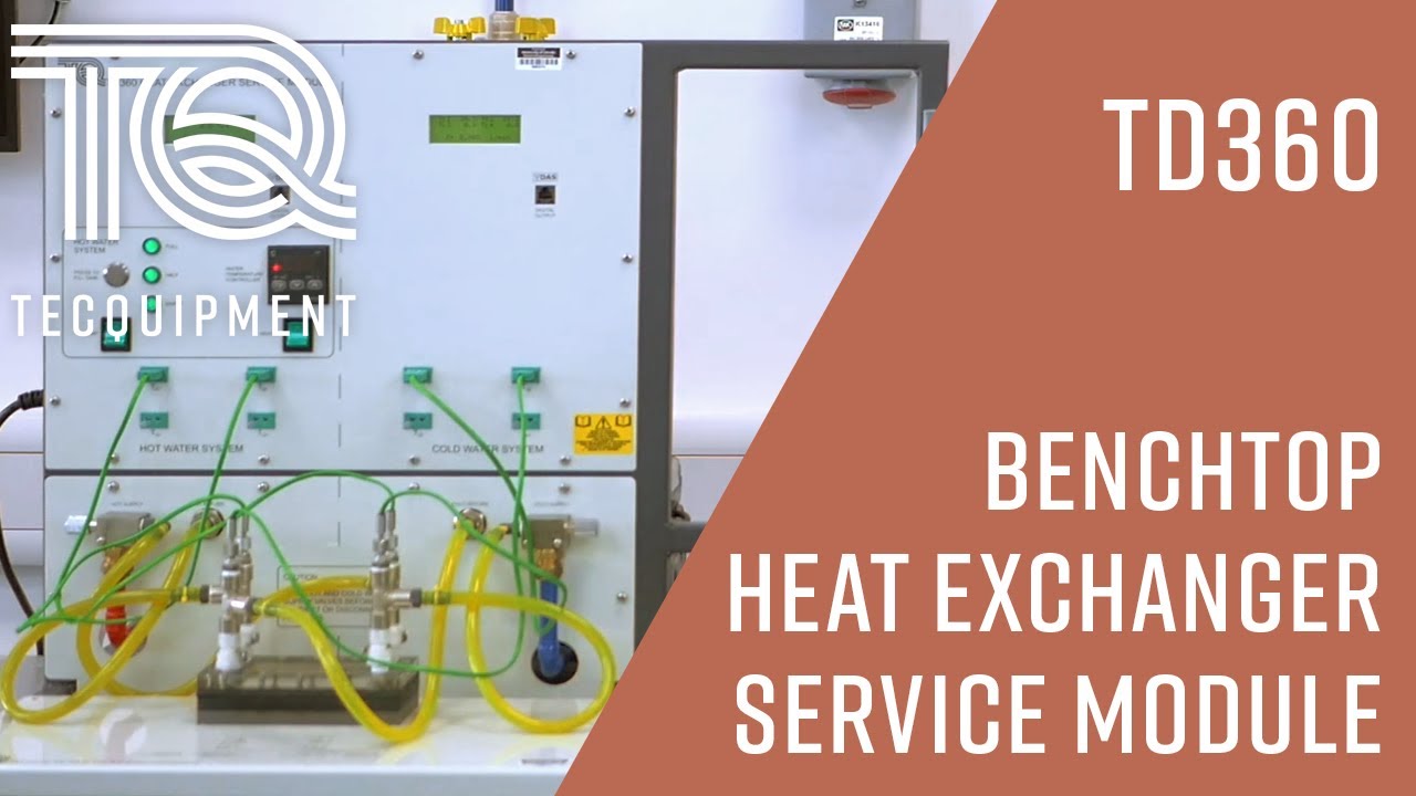 Heat Exchanger Service Module TD360 - Thermodynamics &ndash; TecQuipment